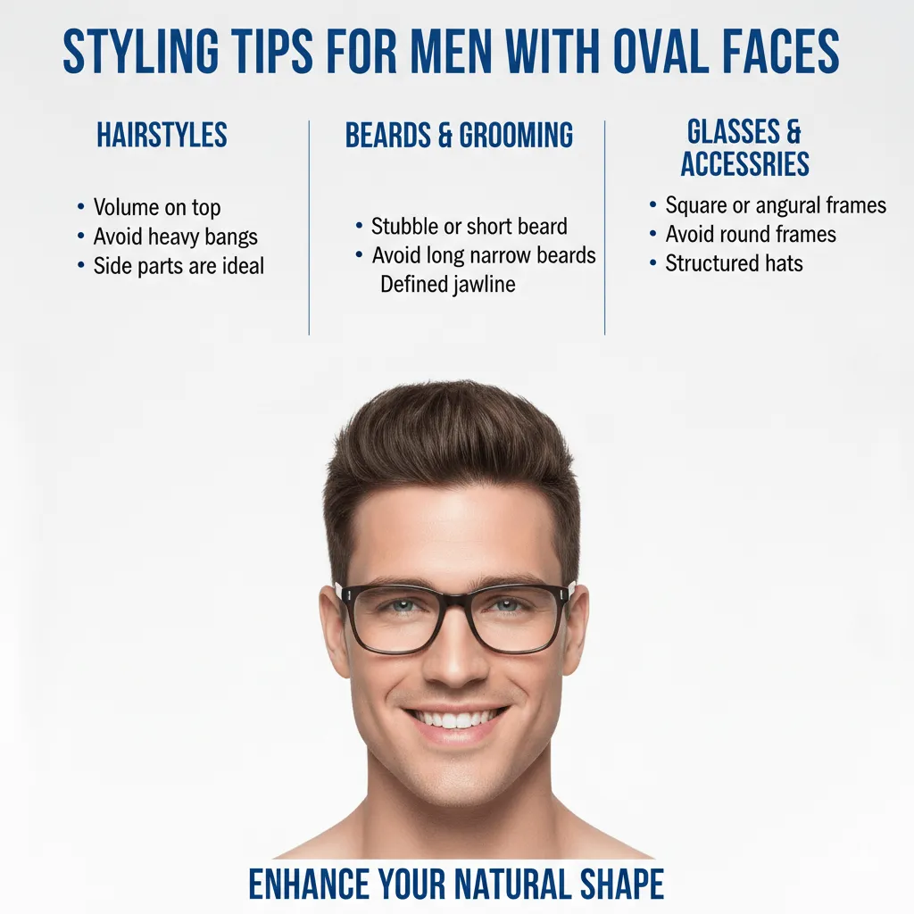 Styling Tips for Men with Oval Faces