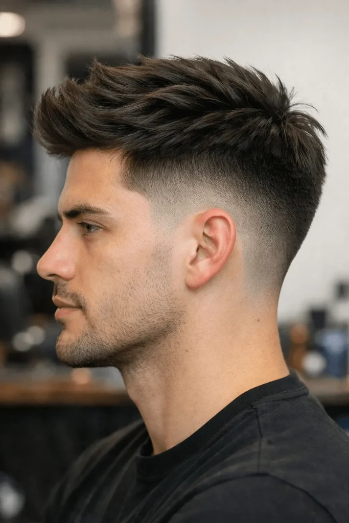 Taper Fade with Layered Top