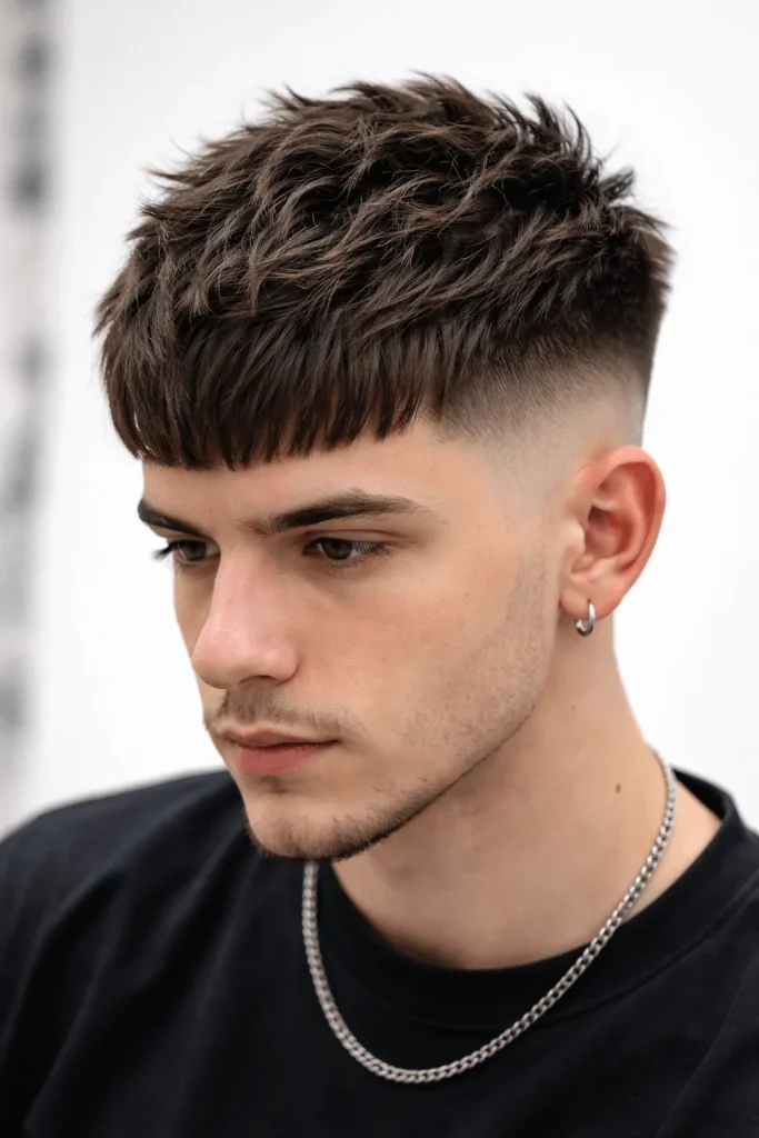 Textured Edgar Haircut