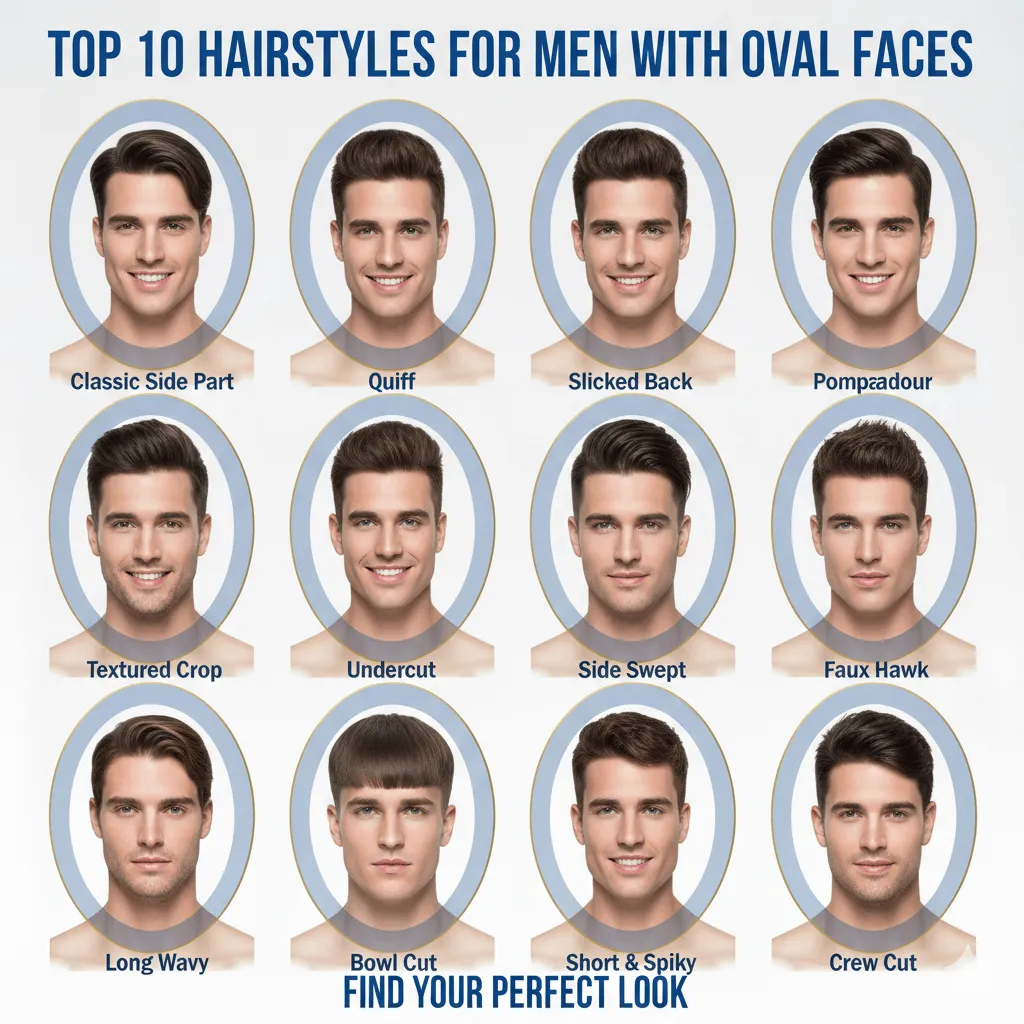 Top 10 Hairstyles for Men with Oval Faces