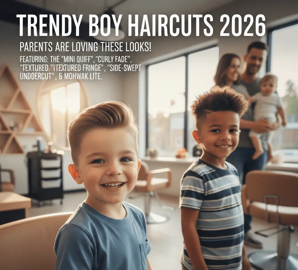 Trendy Boy Haircuts 2026 Parents Are Loving