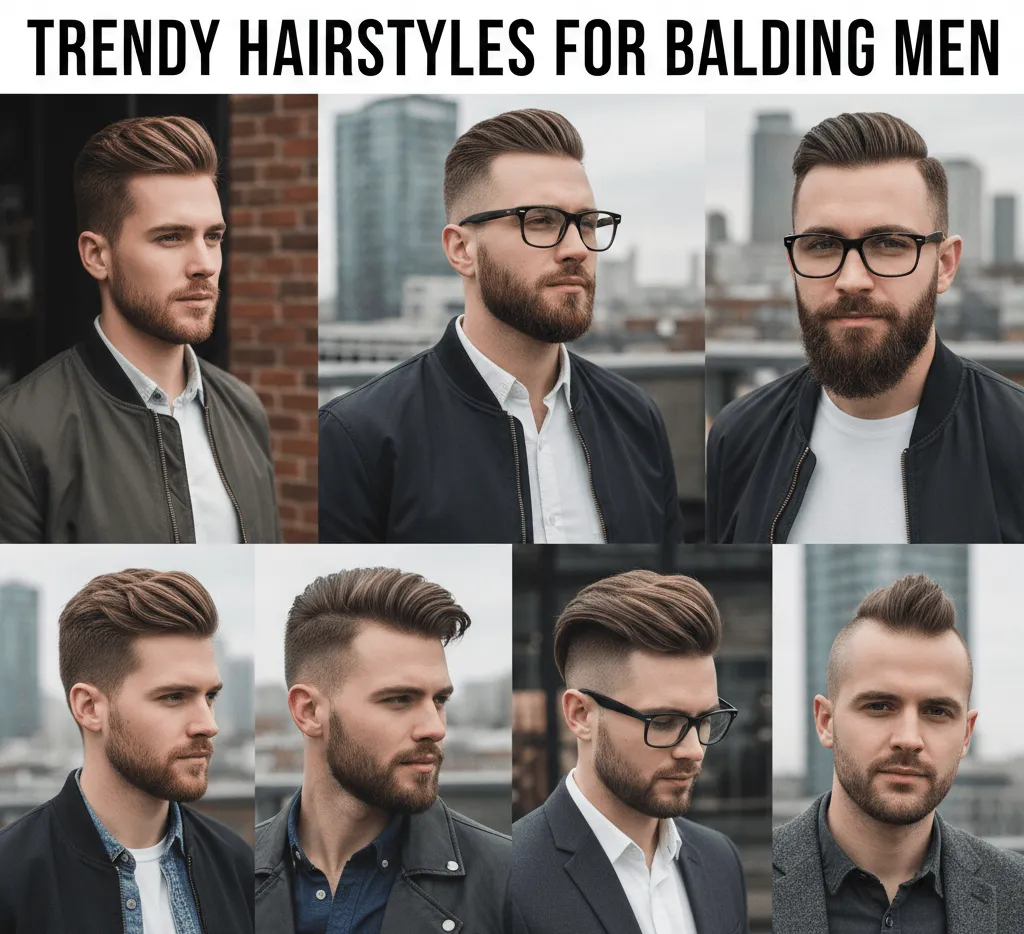 Trendy Hairstyles for Balding Men
