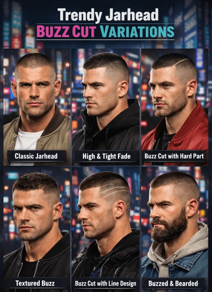Trendy Jarhead Buzz Cut Variations