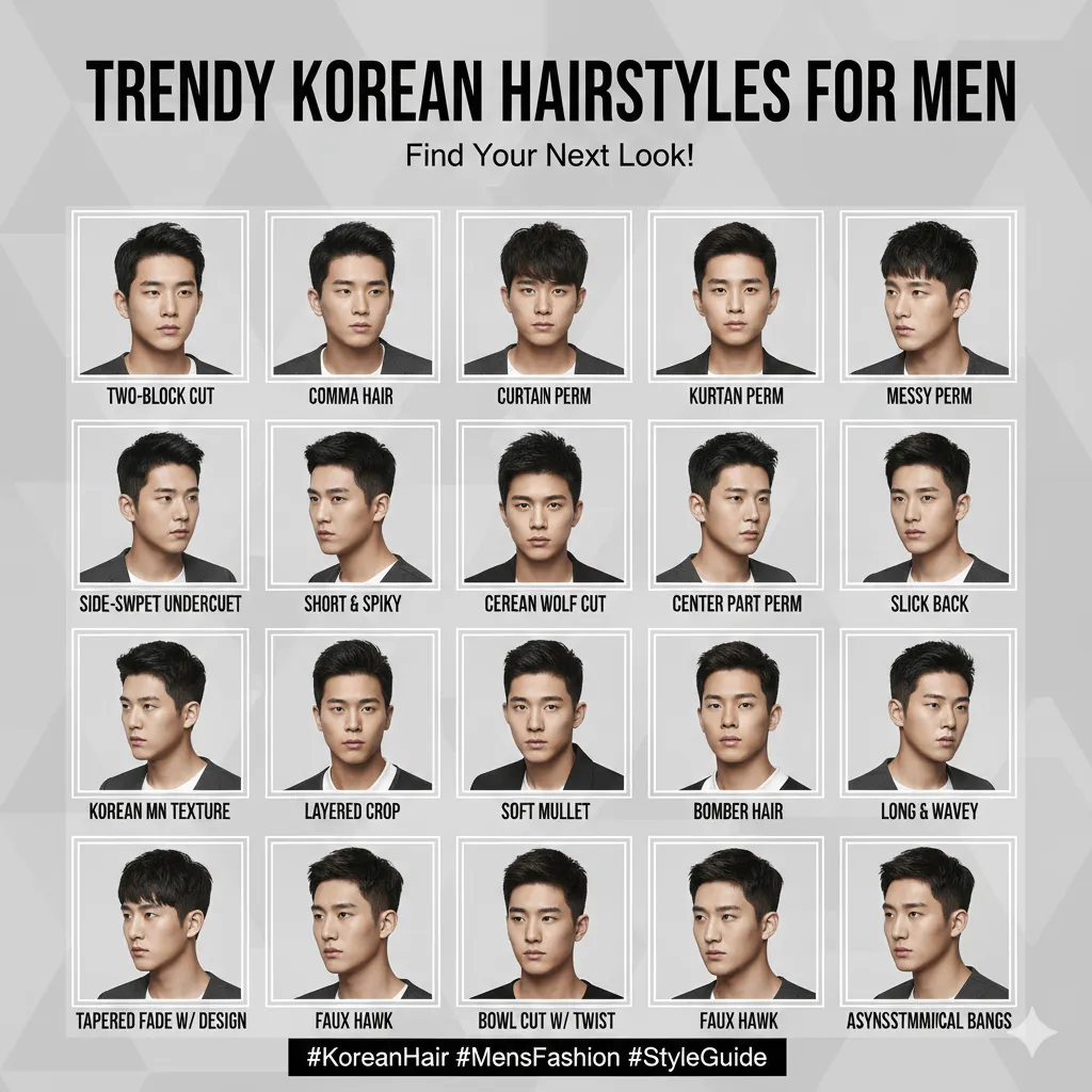 Trendy Korean Hairstyle for Men