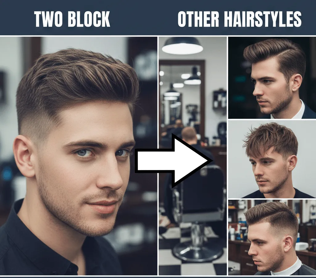 Two Block vs Other Hairstyles