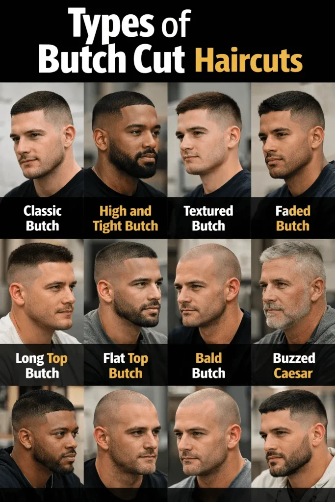 Types of Butch Cut Haircuts