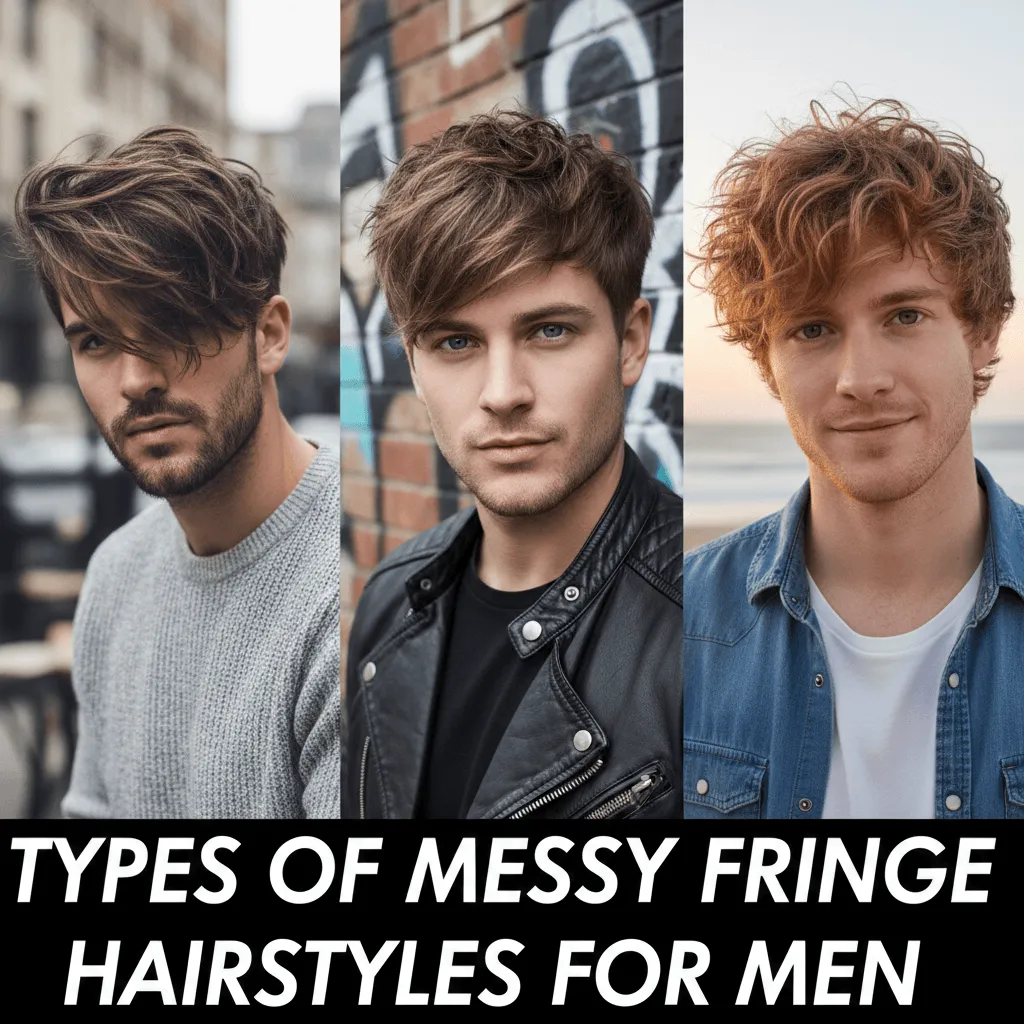 Types of Messy Fringe Hairstyles