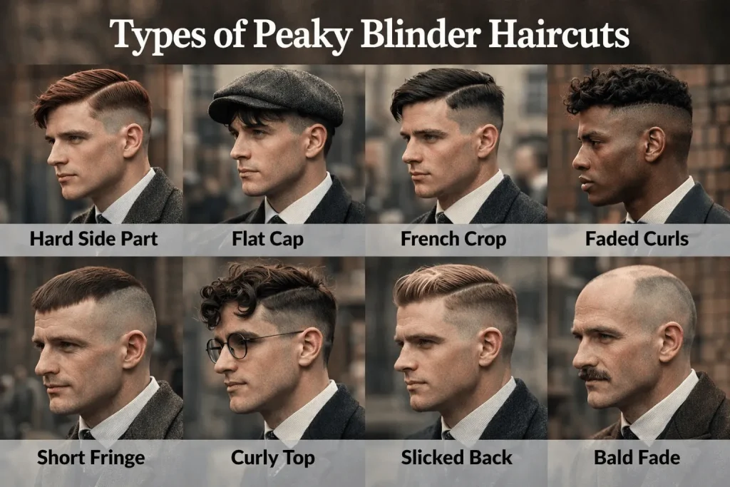 Types of Peaky Blinder Haircuts