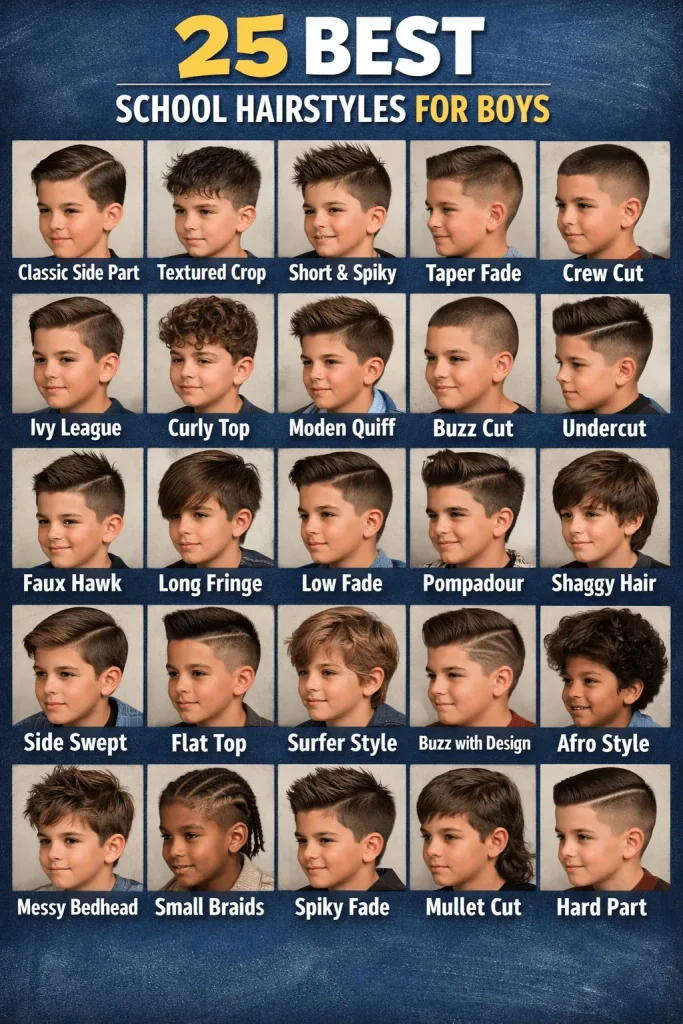 25 School Hairstyles for Boys