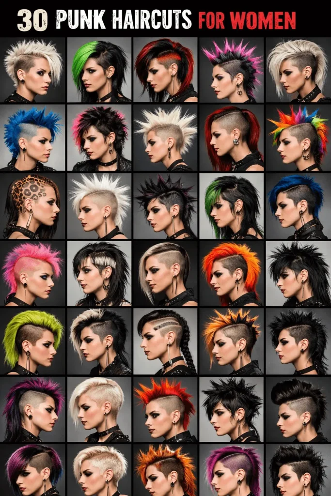30 Punk Haircut for Women