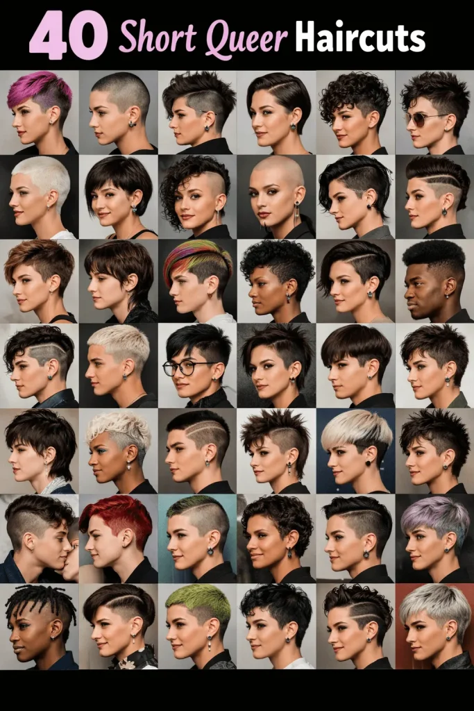 40 Short Queer Haircuts