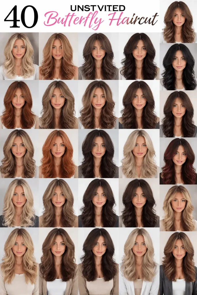 40 Unstyled Butterfly Haircuts
