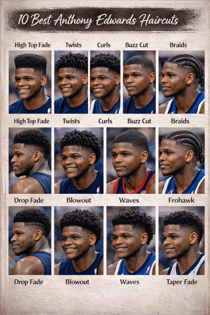 Anthony Edwards Haircut