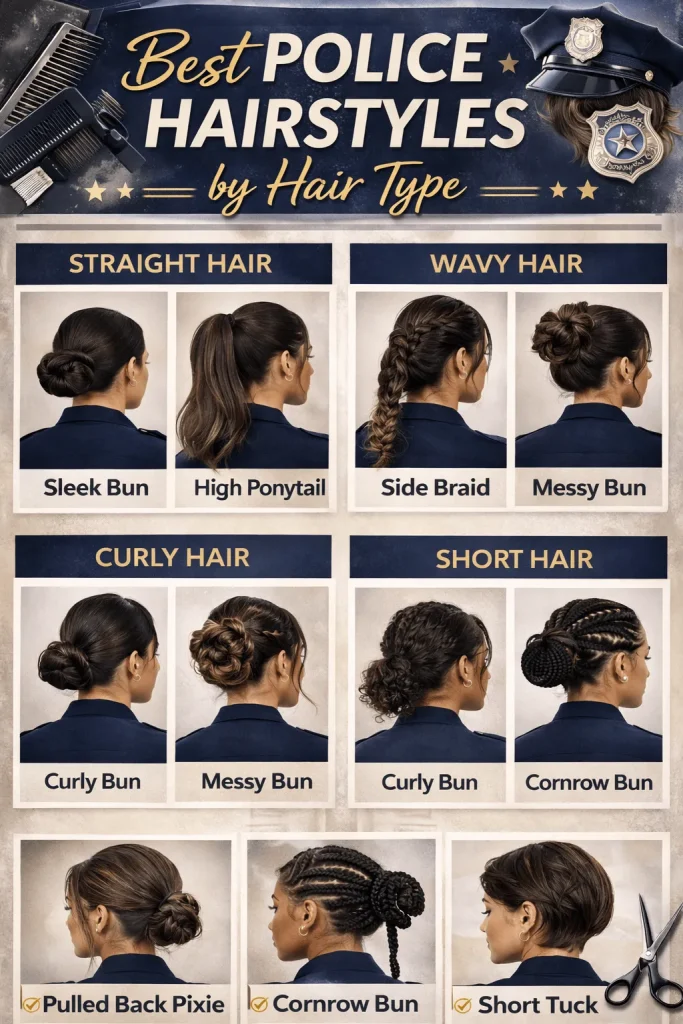 Best Police Hairstyles by Hair Type