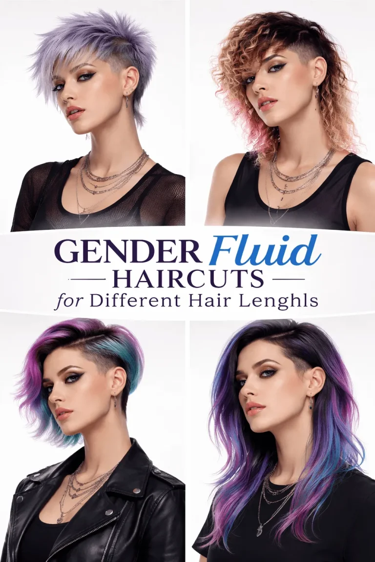 Gender Fluid Haircuts for Different Hair Lengths