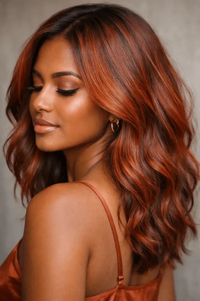 Hair Color for Brown Skin (Auburn)