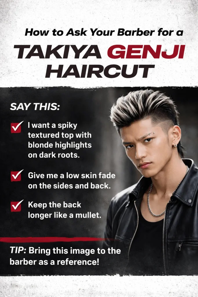 How to Ask Your Barber for a Takiya Genji Haircut