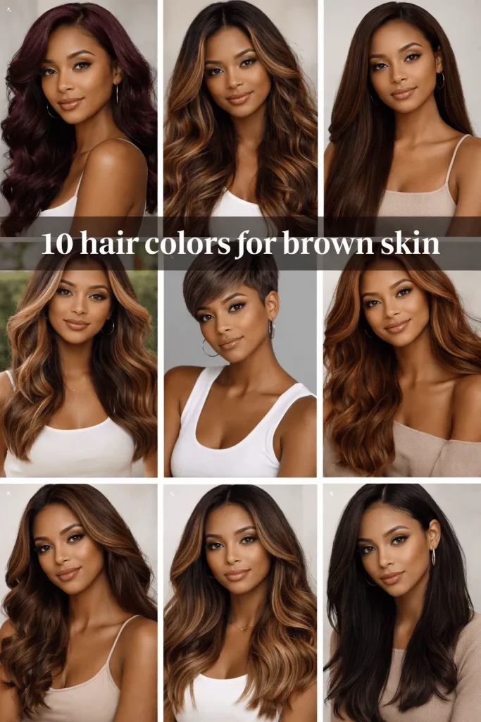 How to Choose the Right Hair Color for Brown Skin