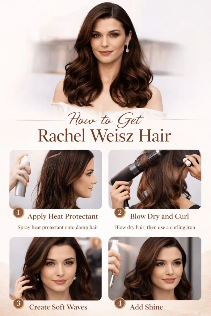 How to Get Rachel Weisz Hair
