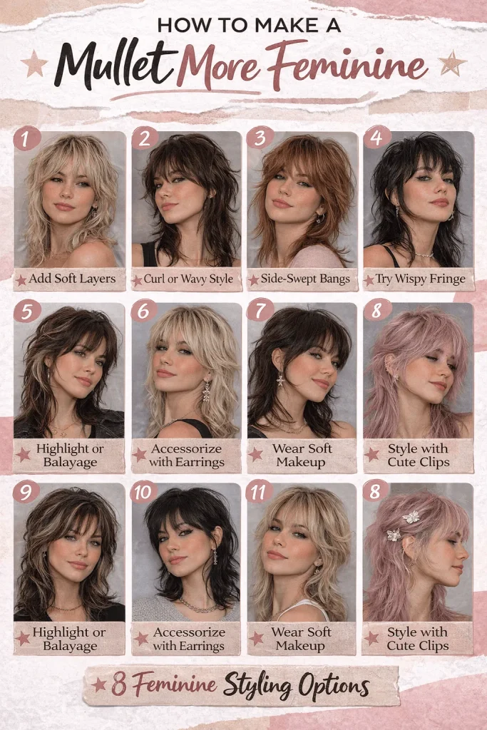 How to Make a Mullet More Feminine