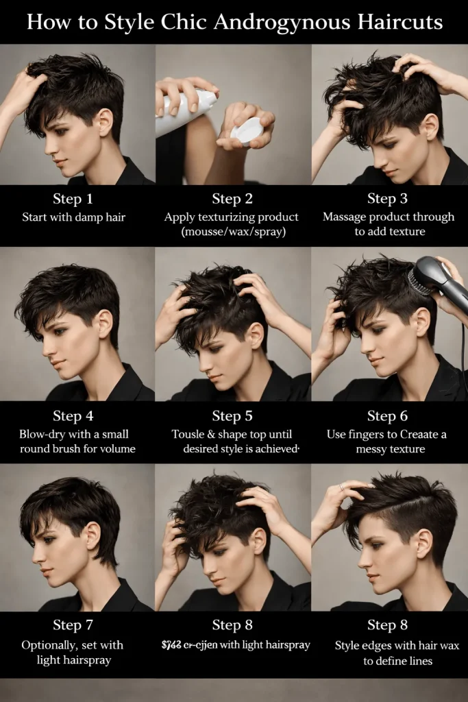 How to Style Chic Androgynous Haircuts