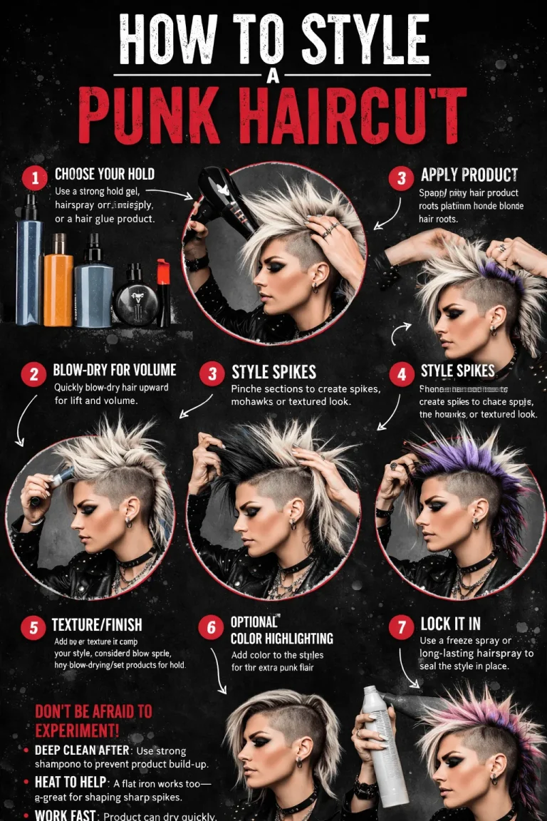 How to Style a Punk Haircut