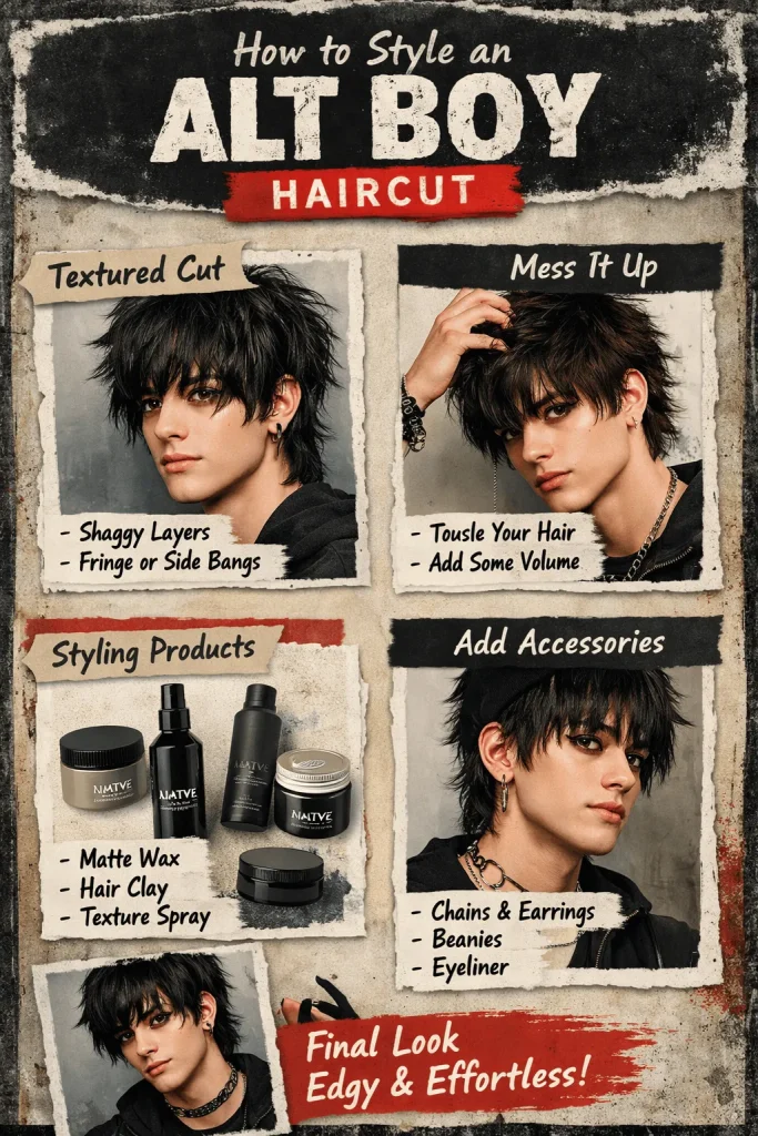 How to Style an Alt Boy Haircut