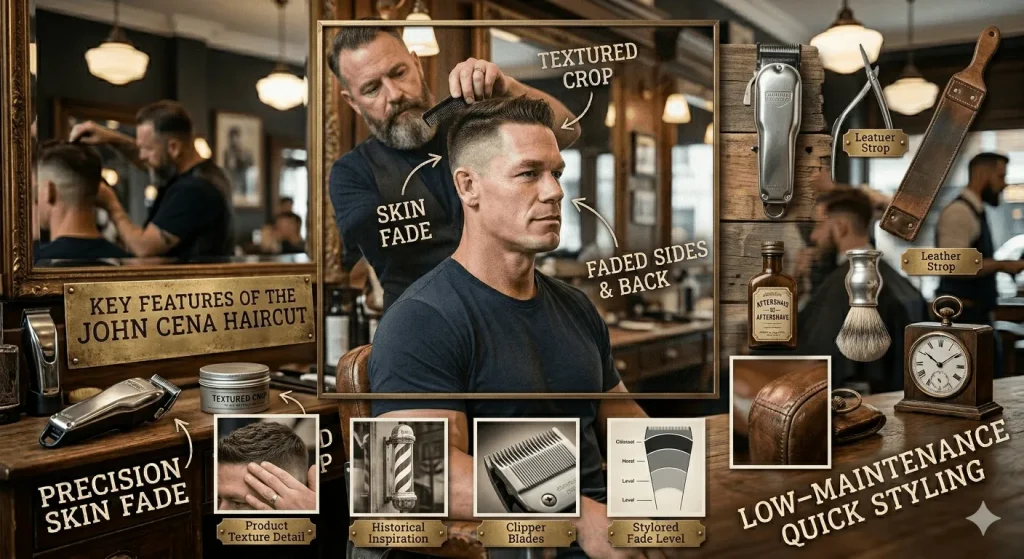 Key Features of the John Cena Haircut