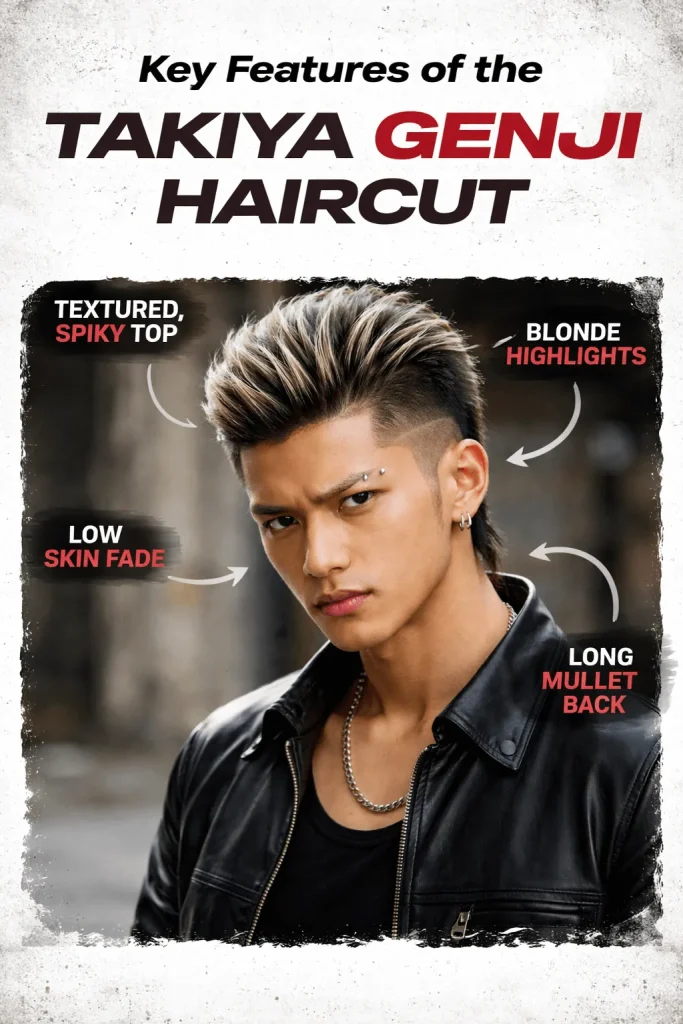 Key Features of the Takiya Genji Haircut