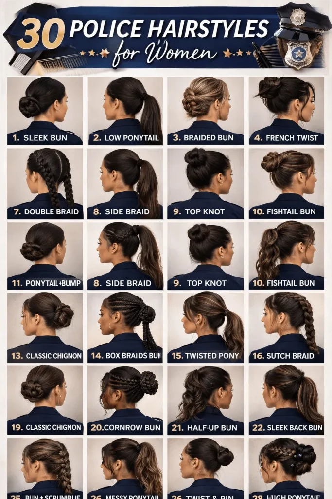 Police Hairstyles for Women