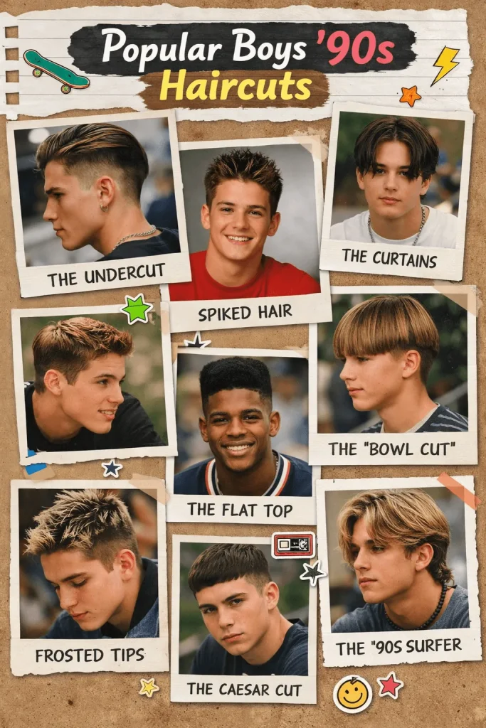 Popular Boys 90s Haircuts