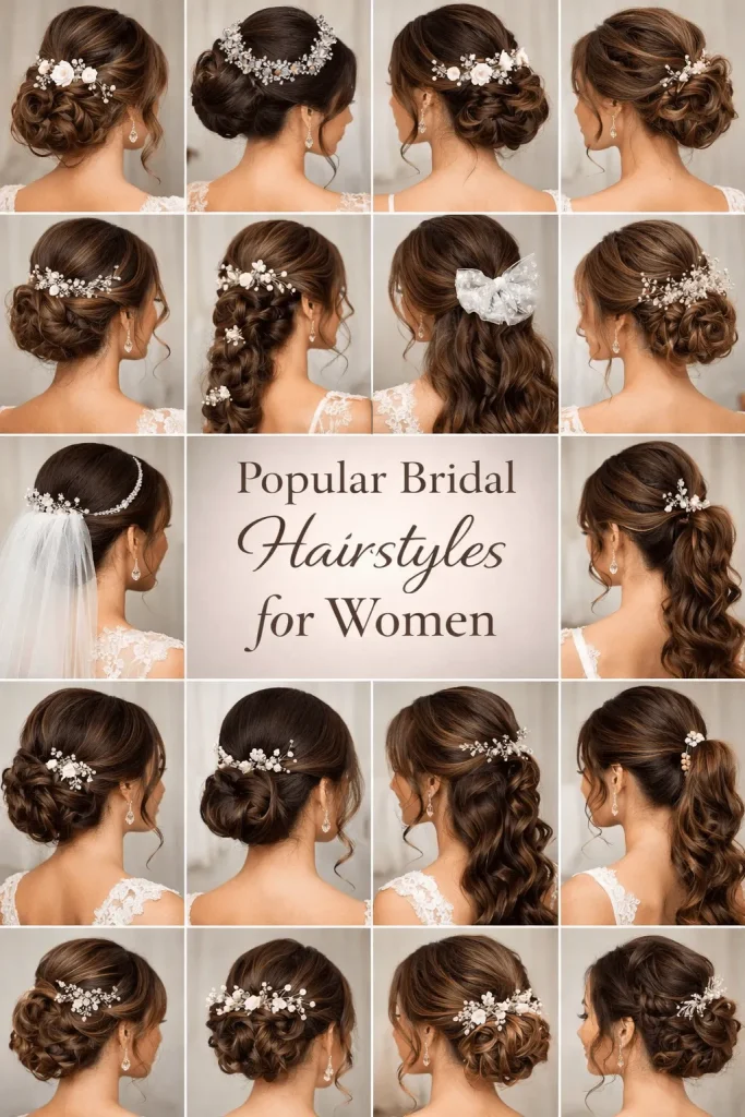 Popular Bridal Hairstyles for Women