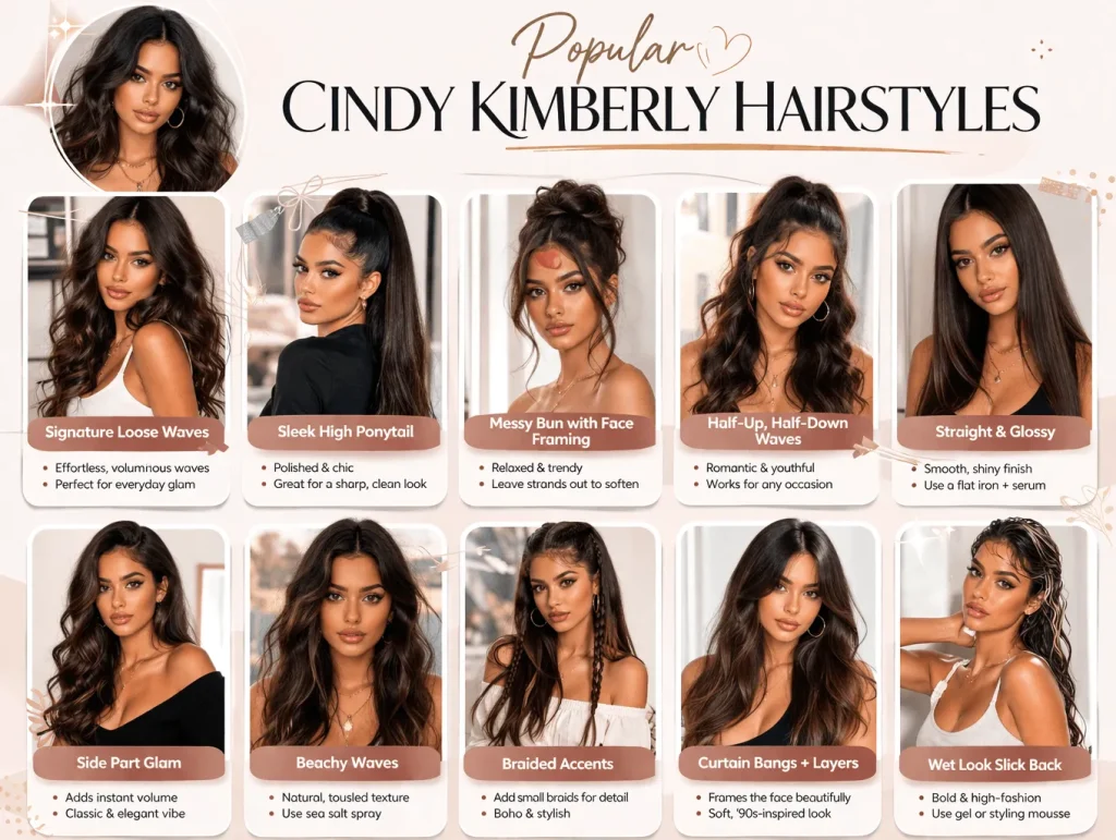 Popular Cindy Kimberly Hairstyles