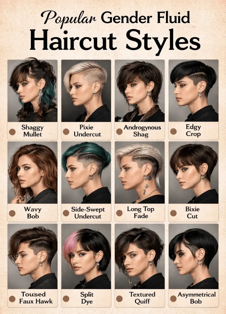 Popular Gender Fluid Haircut Styles