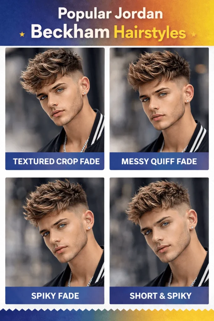 Popular Jordan Beckham Hairstyles