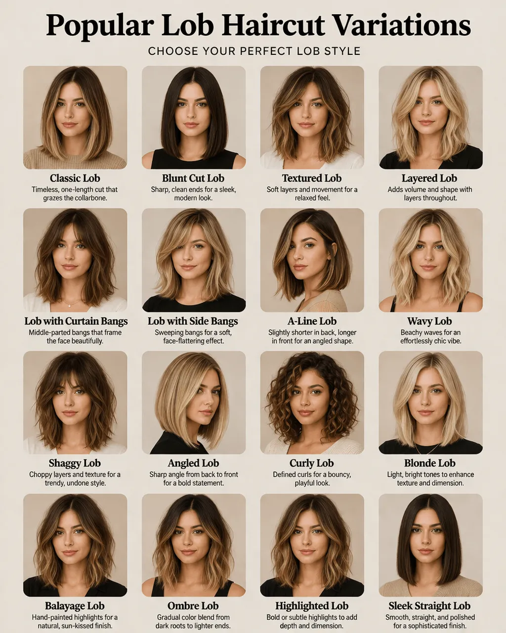 Popular Lob Haircut Variation