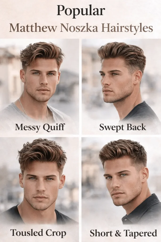 Popular Matthew Noszka Hairstyles