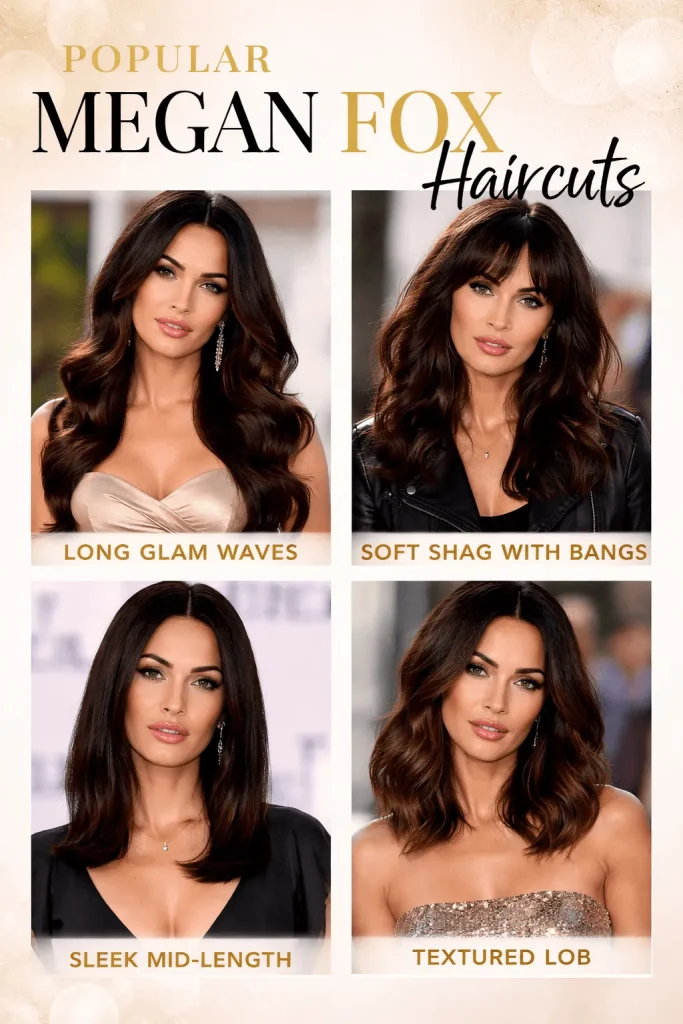 Popular Megan Fox Haircuts