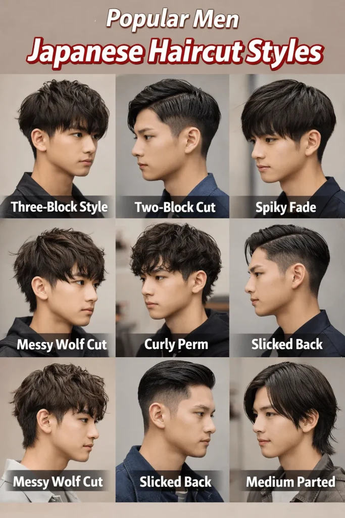Popular Men Japanese Haircut Styles