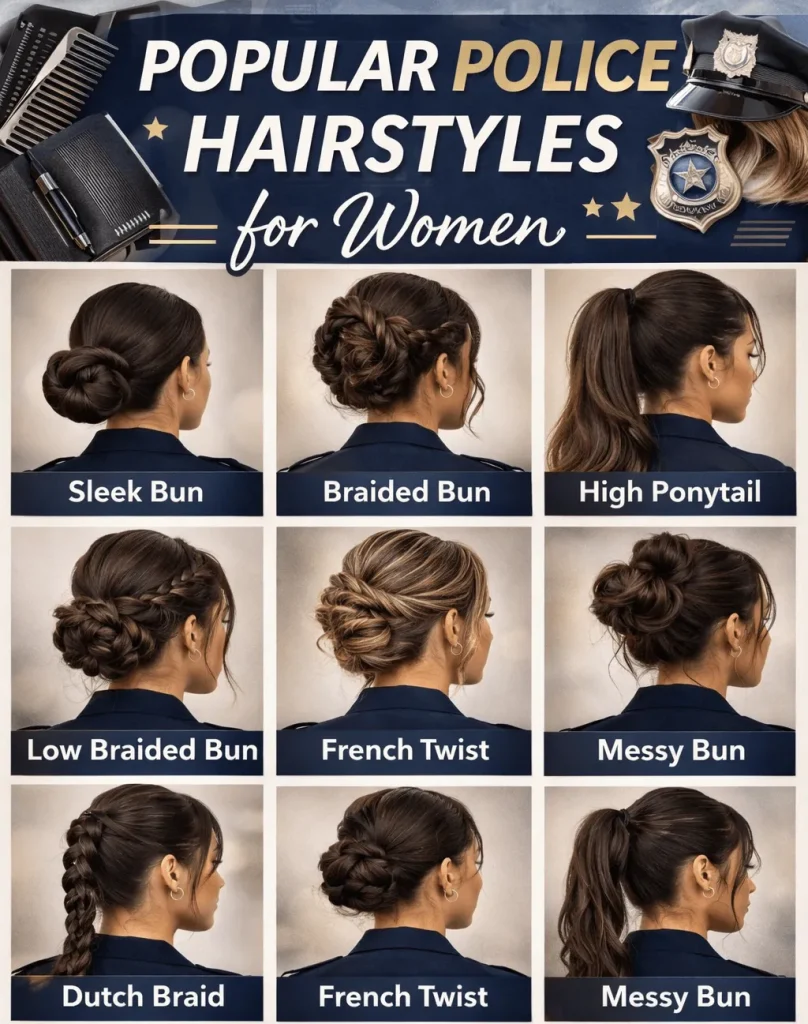 Popular Police Hairstyles for Women
