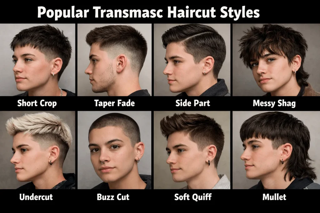 Popular Transmasc Haircut Styles