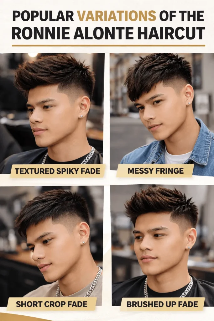 Popular Variations of the Ronnie Alonte Haircut