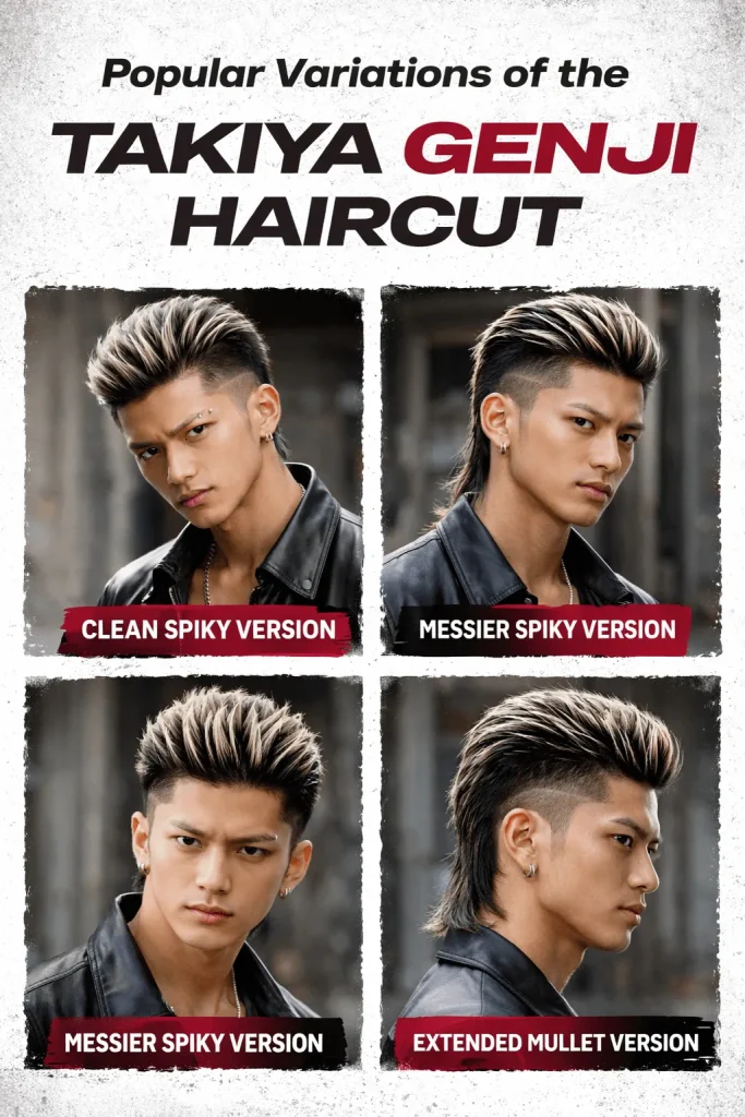 Popular Variations of the Takiya Genji Haircut