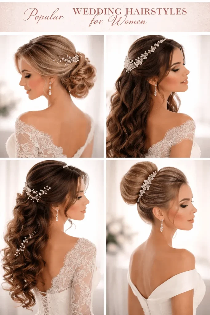 Popular Wedding Hairstyles for Women
