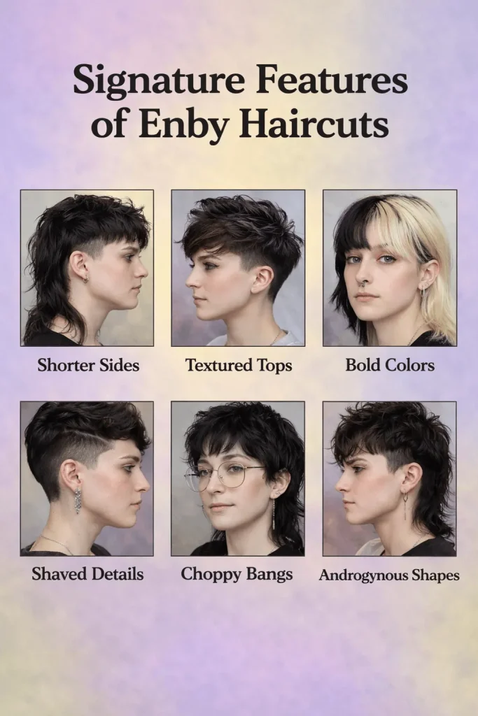 Signature Features of Enby Haircuts