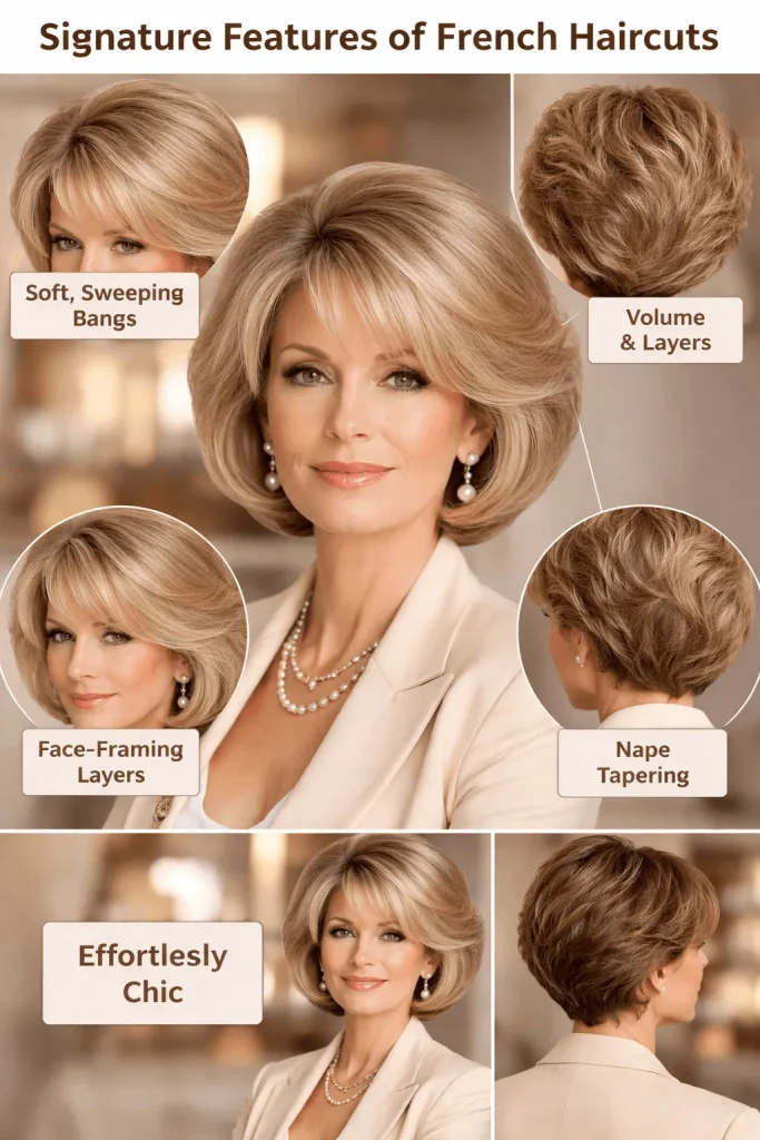 Signature Features of French Haircuts