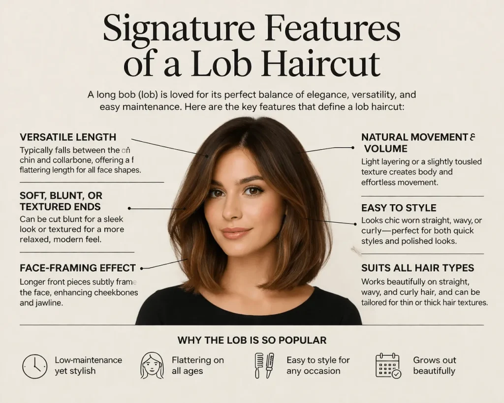 Signature Features of a Lob Haircuts