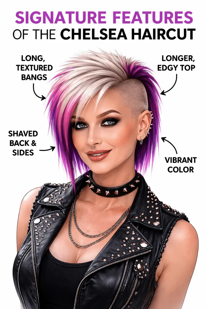 Signature Features of the Chelsea Haircut