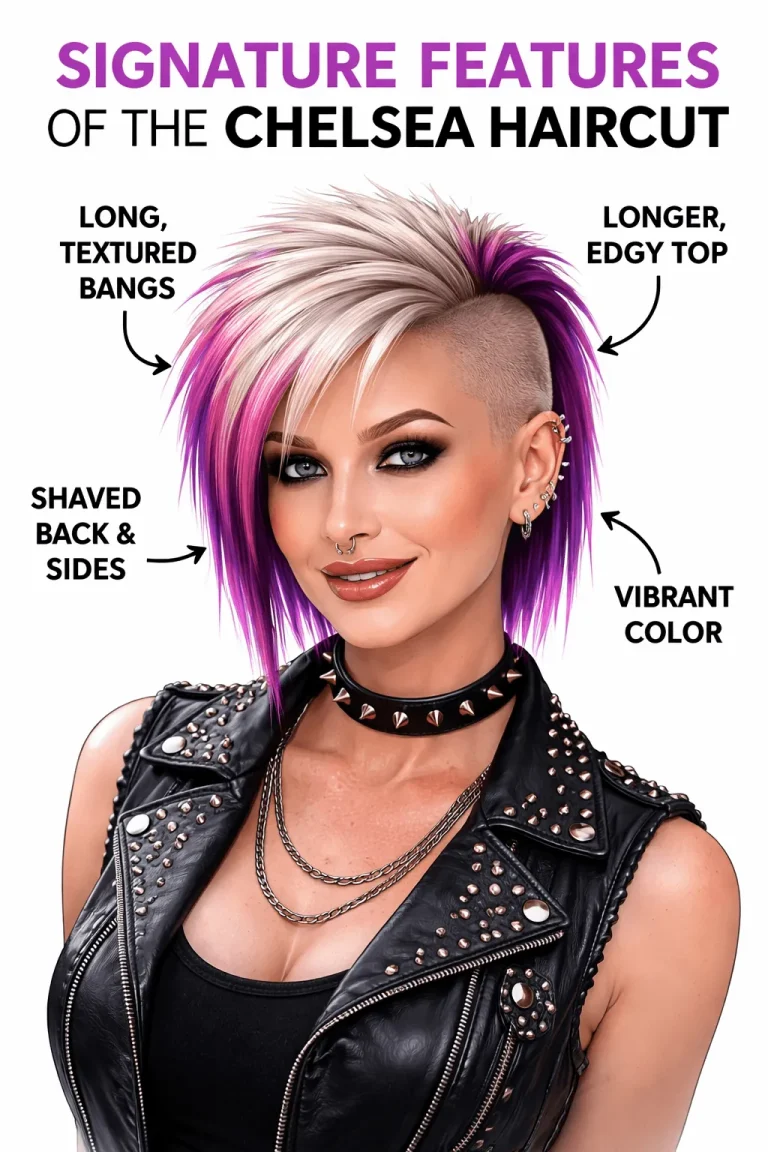 Signature Features of the Chelsea Haircut