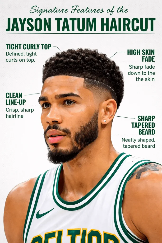 Signature Features of the Jayson Tatum Haircut